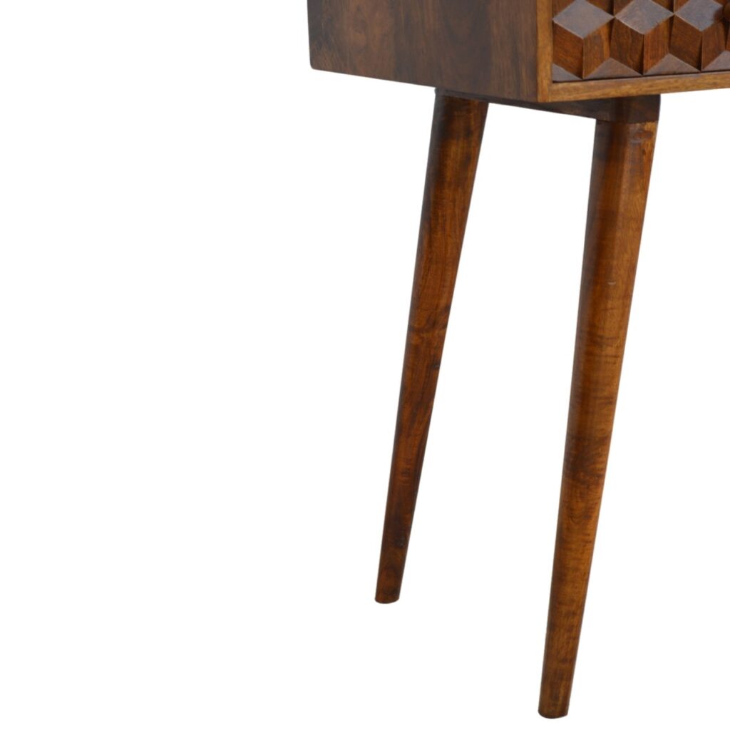 Chestnut Cube Console Table - Image 7