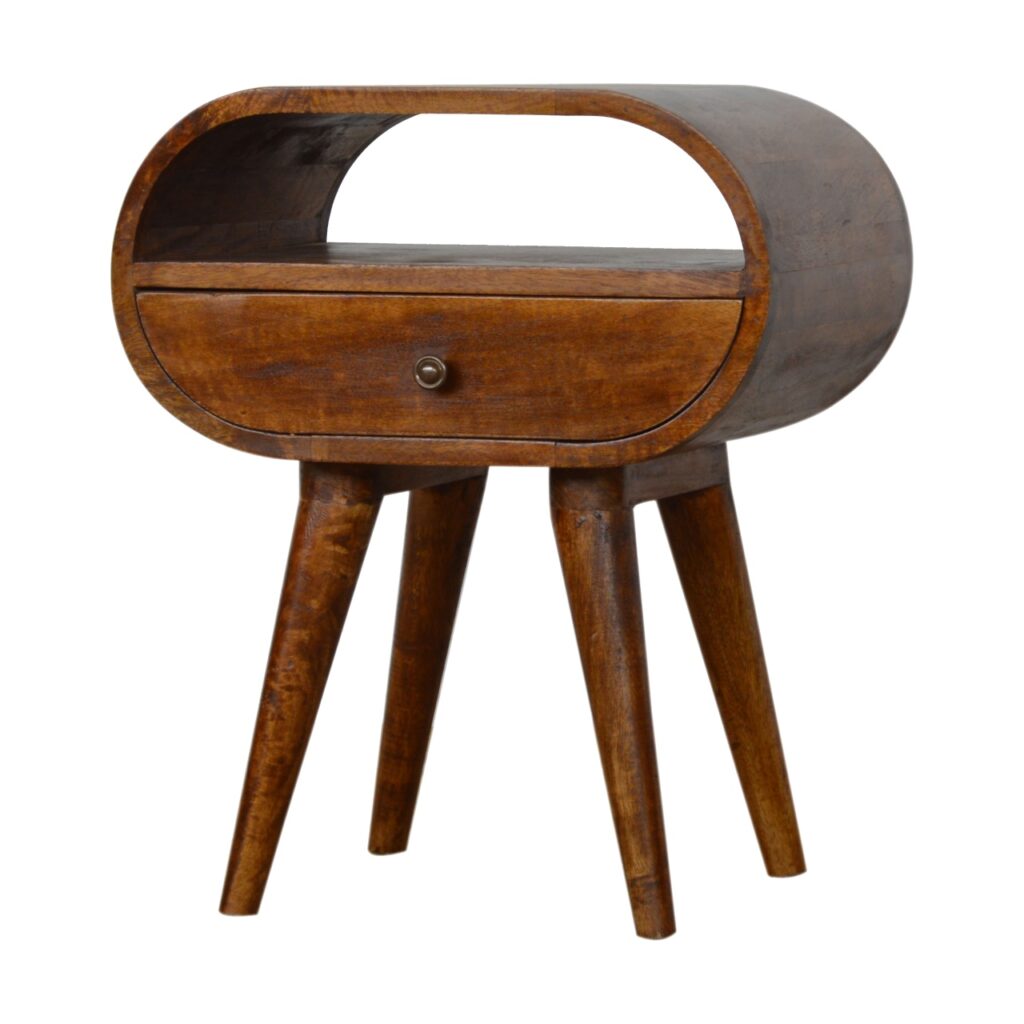 Chestnut 1 Drawer Nightstand - Image 2
