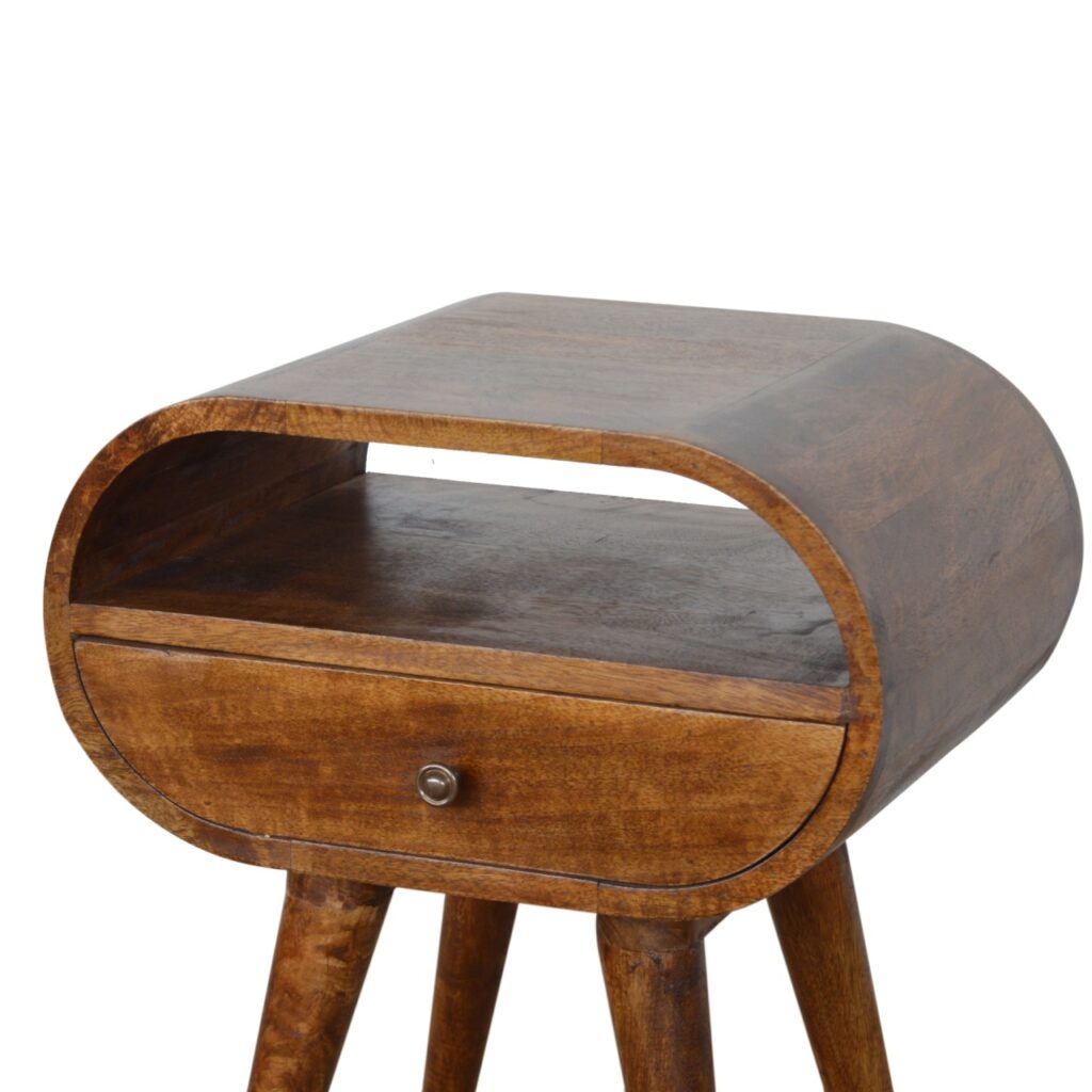 Chestnut 1 Drawer Nightstand - Image 3