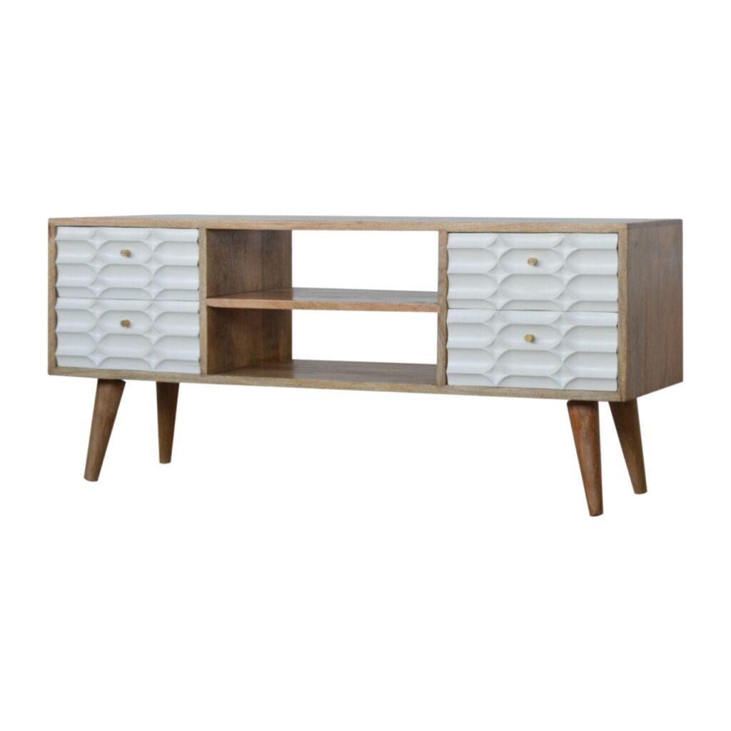 Capsule White Entertainment Unit - Image 2