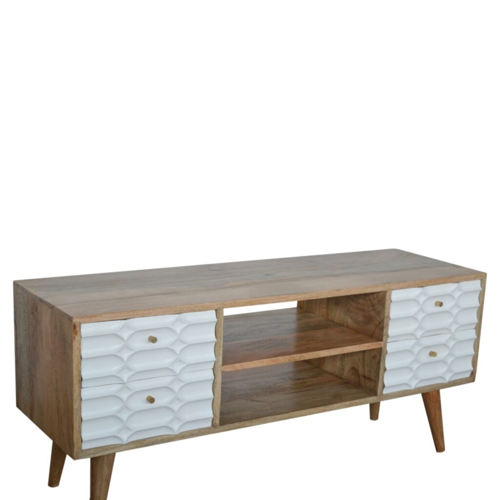 Capsule White Entertainment Unit - Image 3