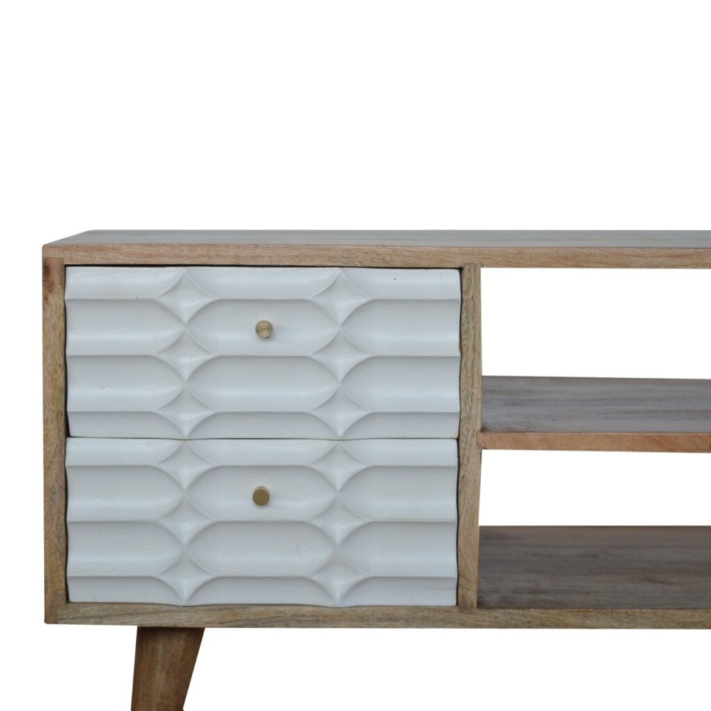 Capsule White Entertainment Unit - Image 4