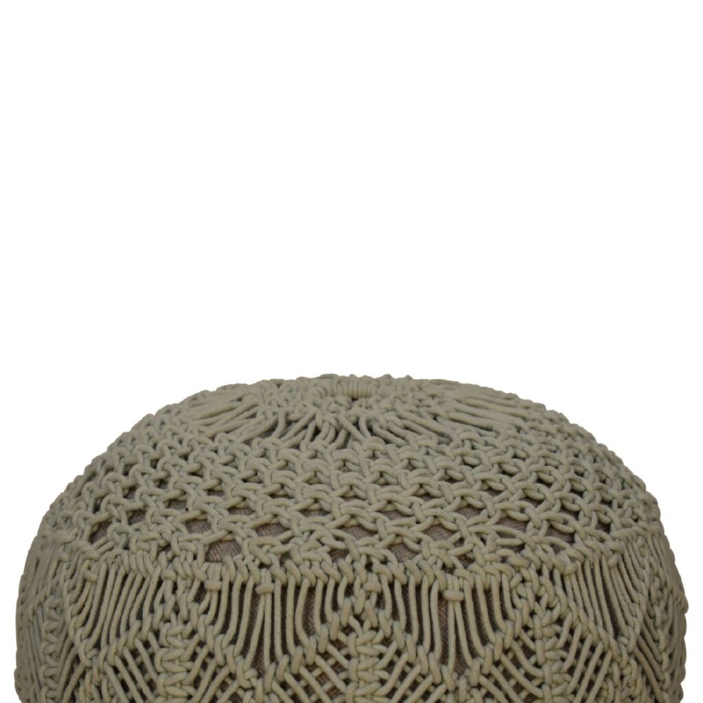 Crotchet Sea Green Footstool - Image 6