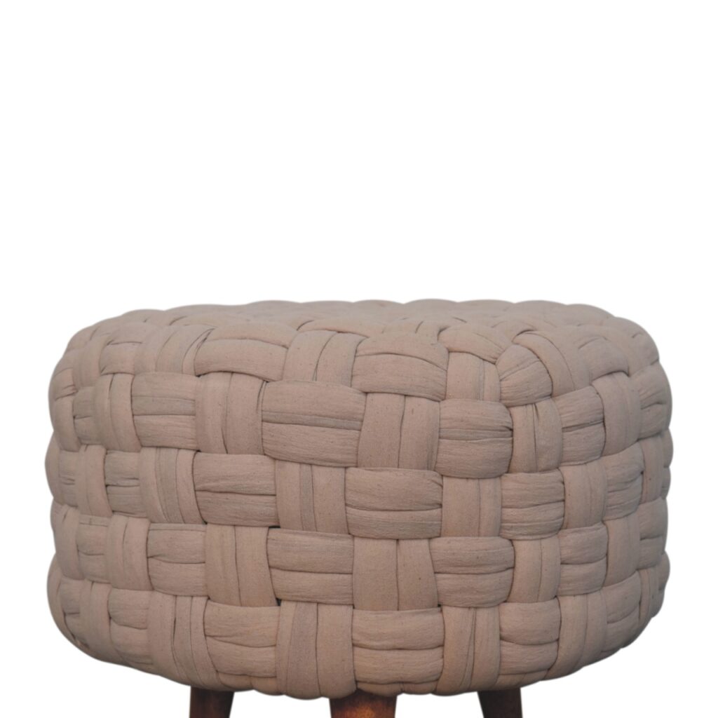 Cream Tube Footstool - Image 7