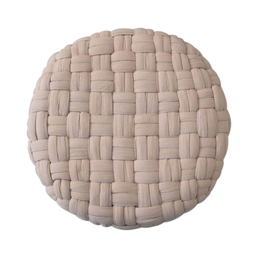 Cream Tube Footstool - Image 9