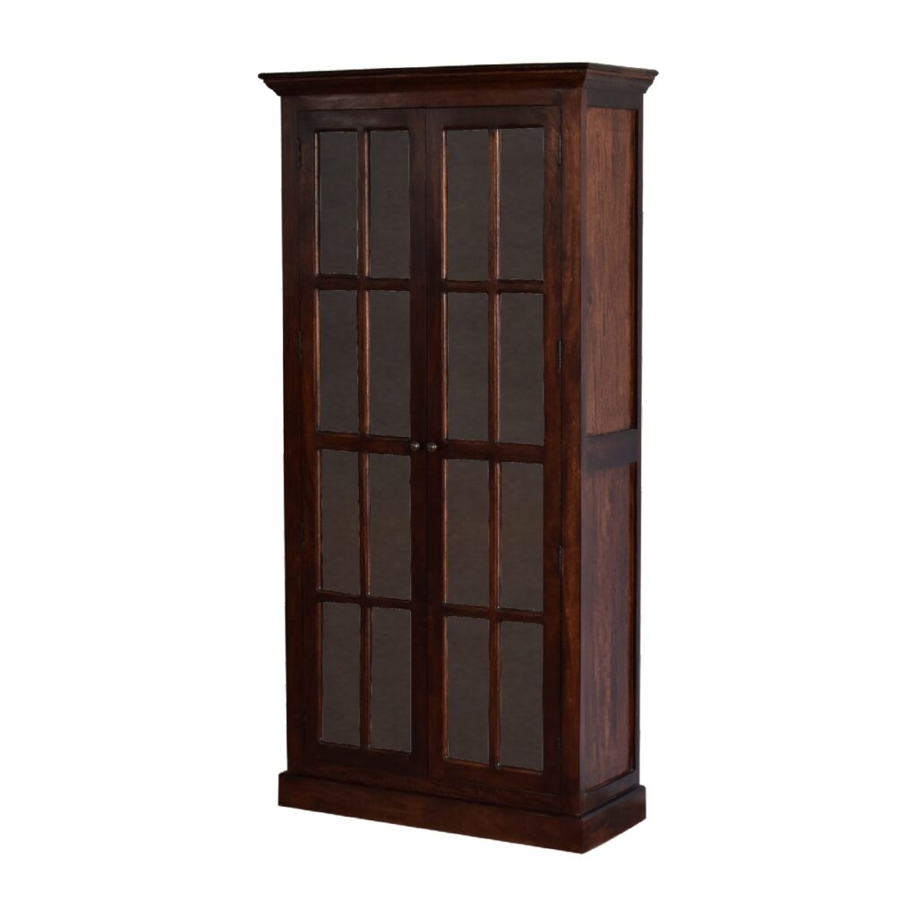 Tall Cherry Glazed Cabinet - Image 3