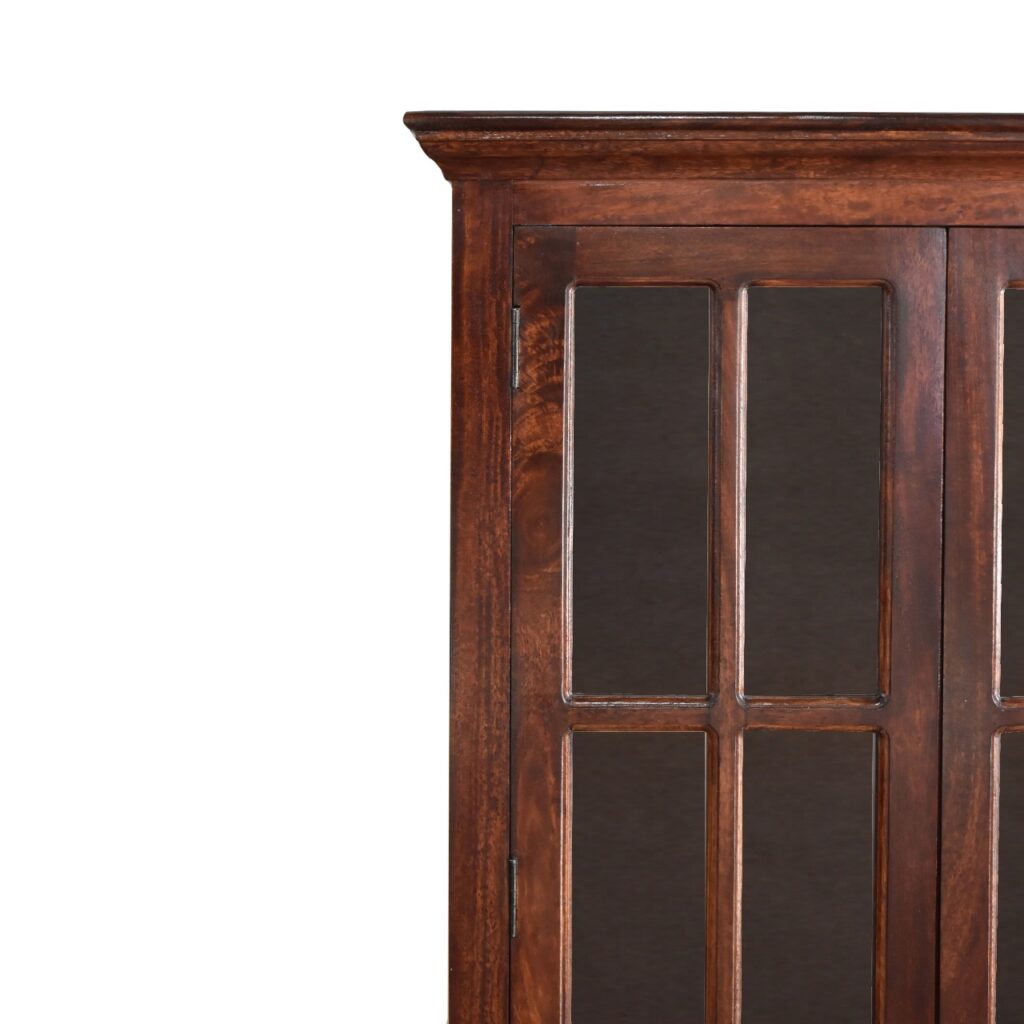 Tall Cherry Glazed Cabinet - Image 6