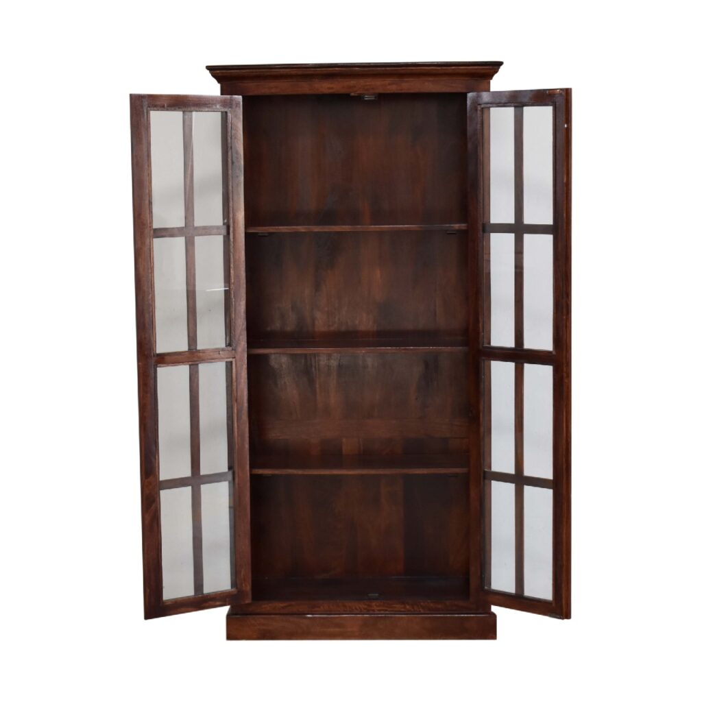 Tall Cherry Glazed Cabinet - Image 9