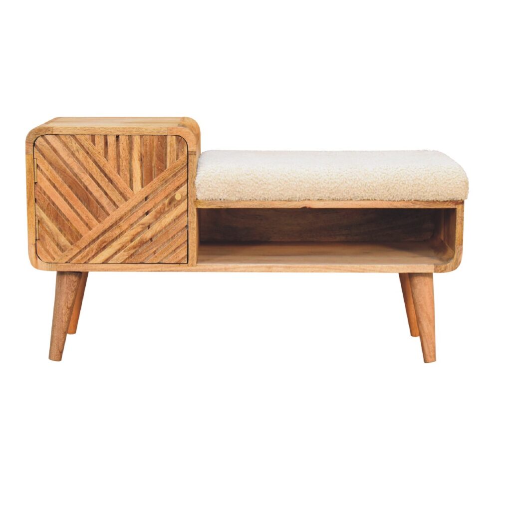 Boucle Carved Telephone Table - Image 2