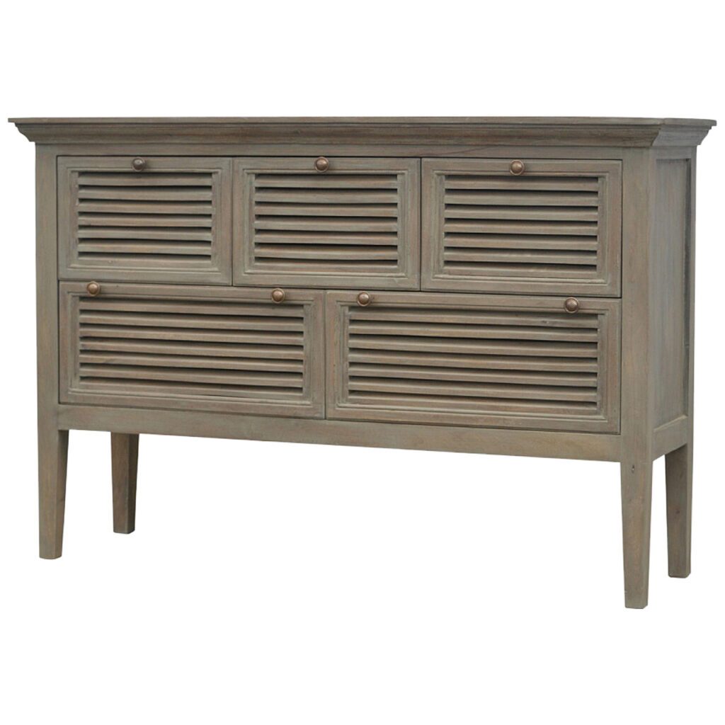 Grey Wash 5 Shutter Buffet - Image 3