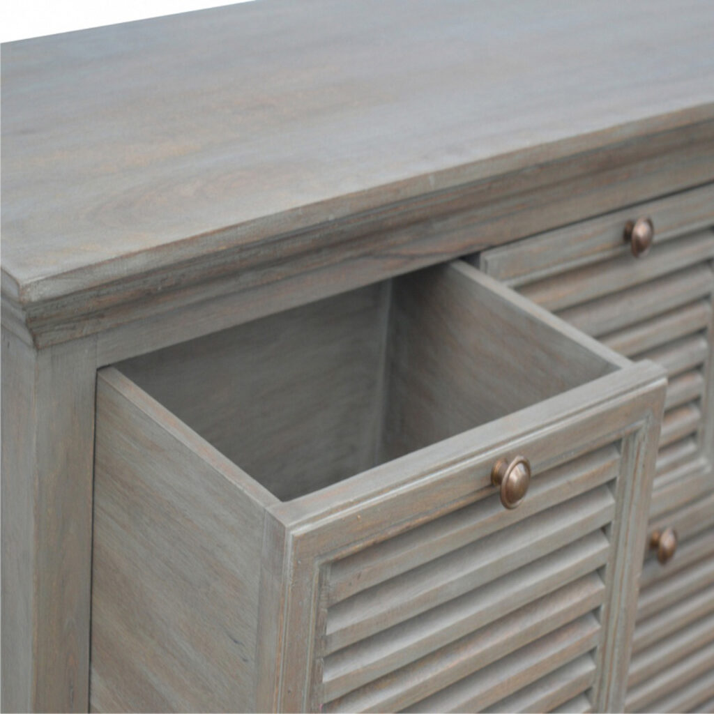 Grey Wash 5 Shutter Buffet - Image 4