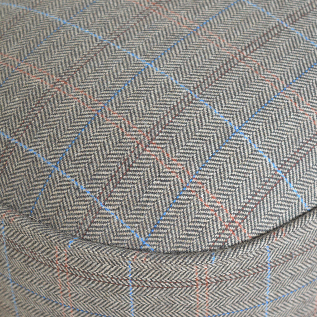 Oval Multi Tweed Foot Stool - Image 4