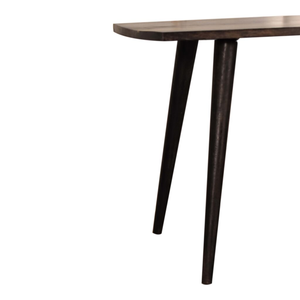 Ash Black Brass Inlay Coffee Table - Image 9