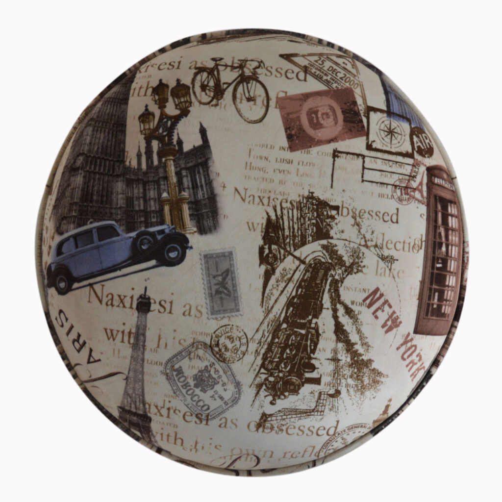 IN1271 - City Print Footstool - Image 6