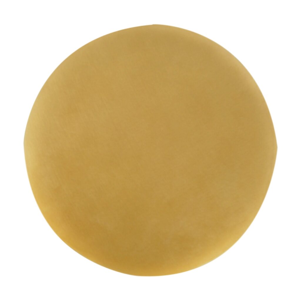Mustard Velvet Wooden Footstool - Image 7