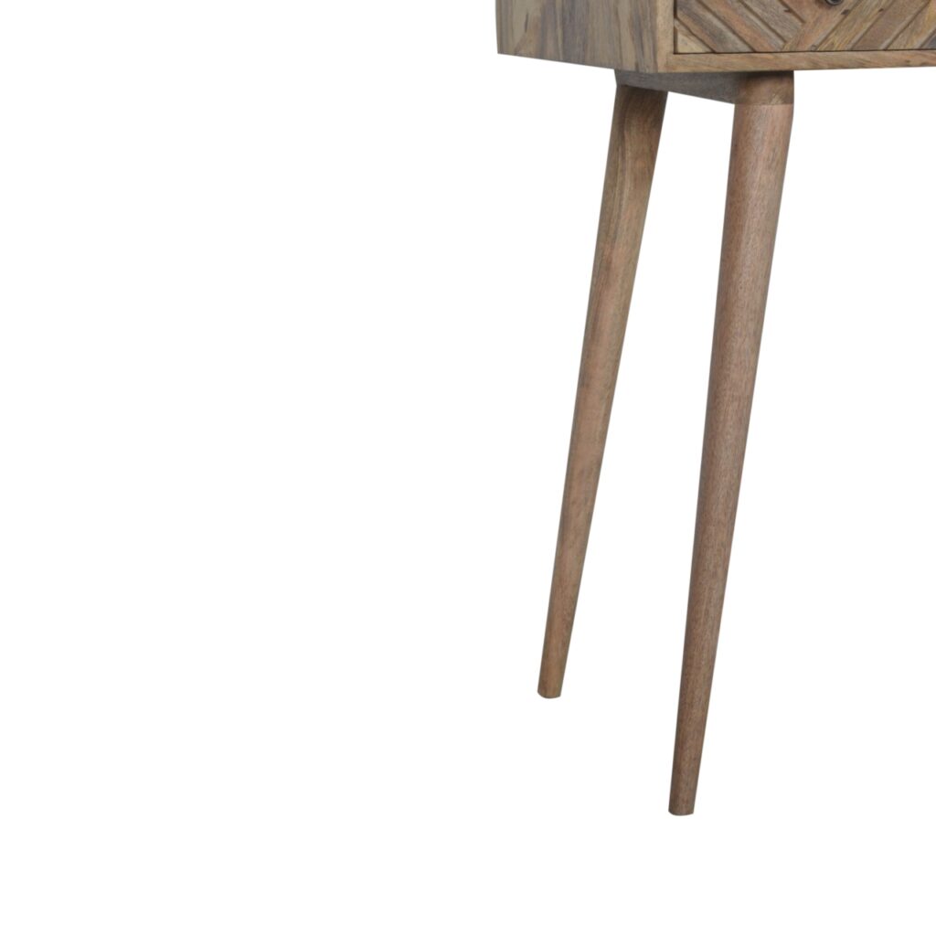 Line Carved Foldable Dressing Table - Image 9