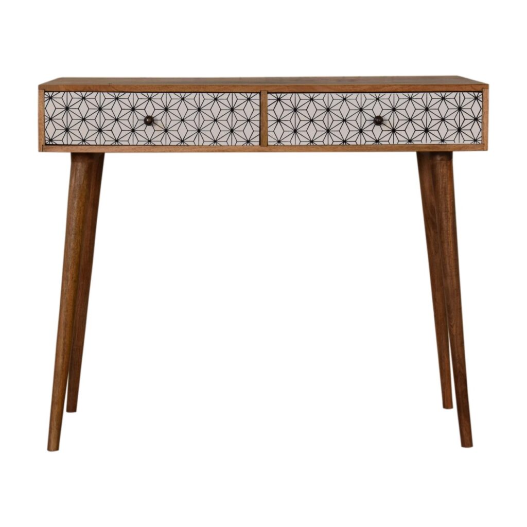 Sendai 2 Drawer Console Table - Image 2
