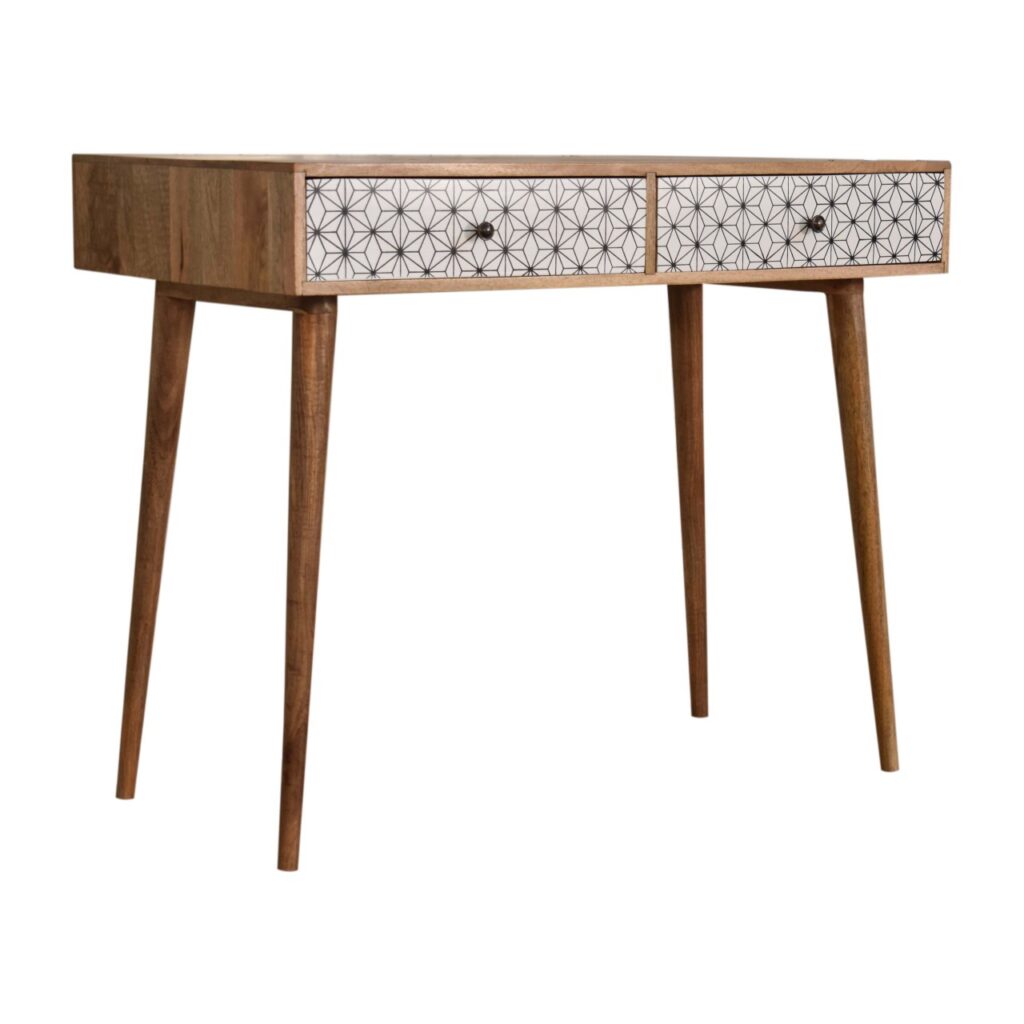 Sendai 2 Drawer Console Table - Image 4