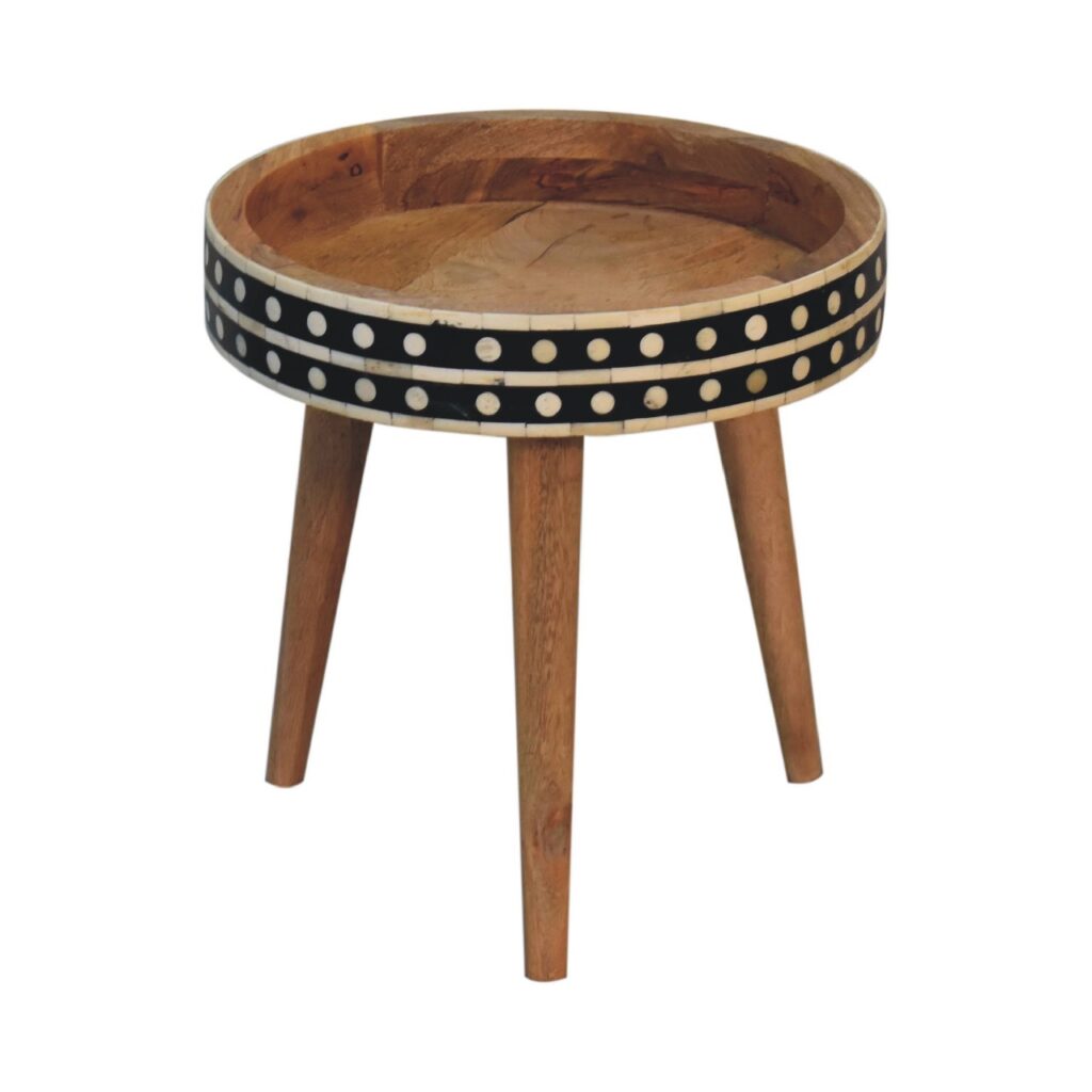 Mini Pattern Nordic End Table - Image 9