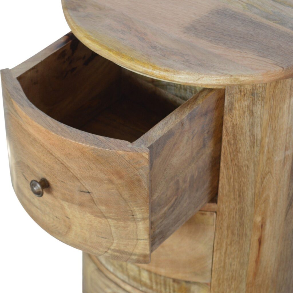 3 Drawer Serpentine Drum Chest - Image 6