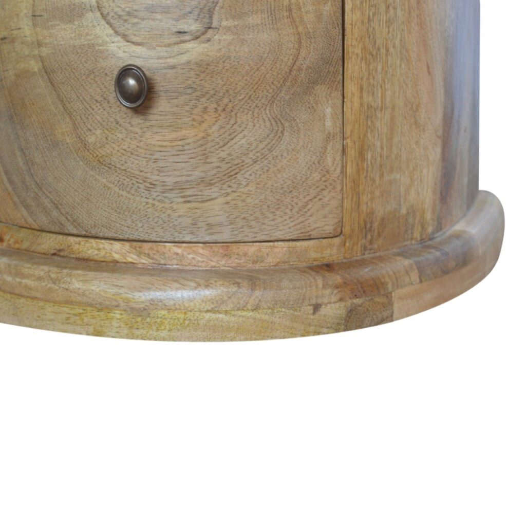 3 Drawer Serpentine Drum Chest - Image 4
