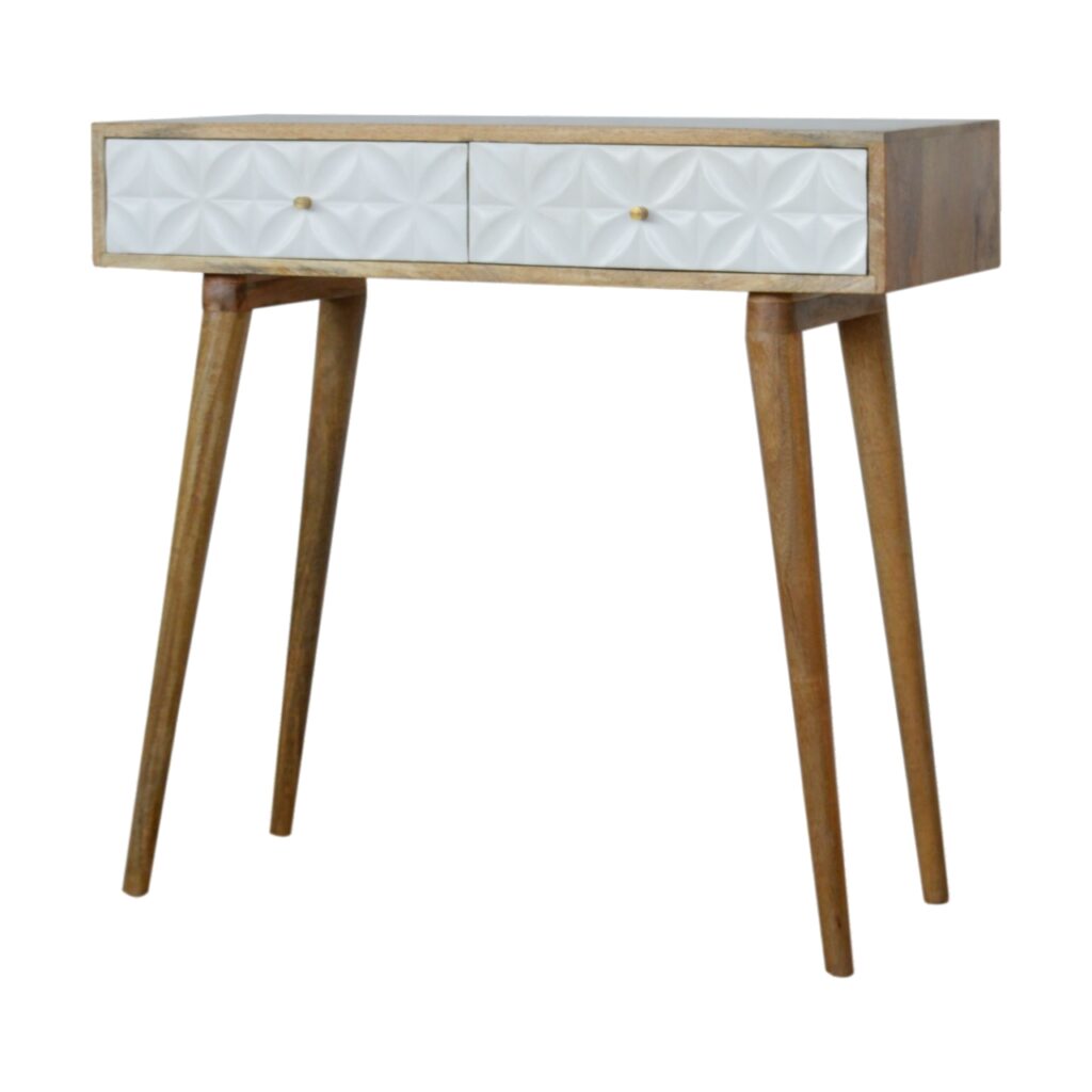 Daisy Carved Console Table - Image 2