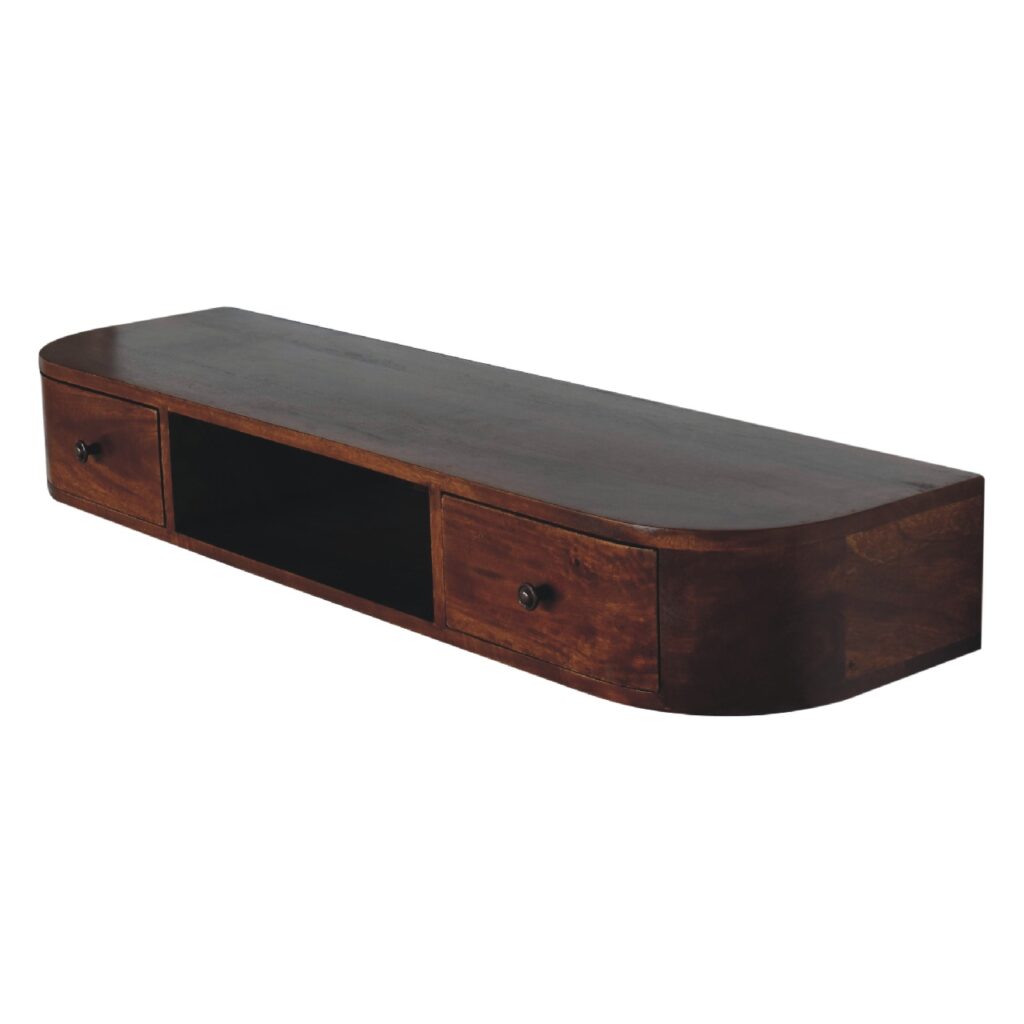 Lunar 2 Drawer Wall Mounted Console - Image 4