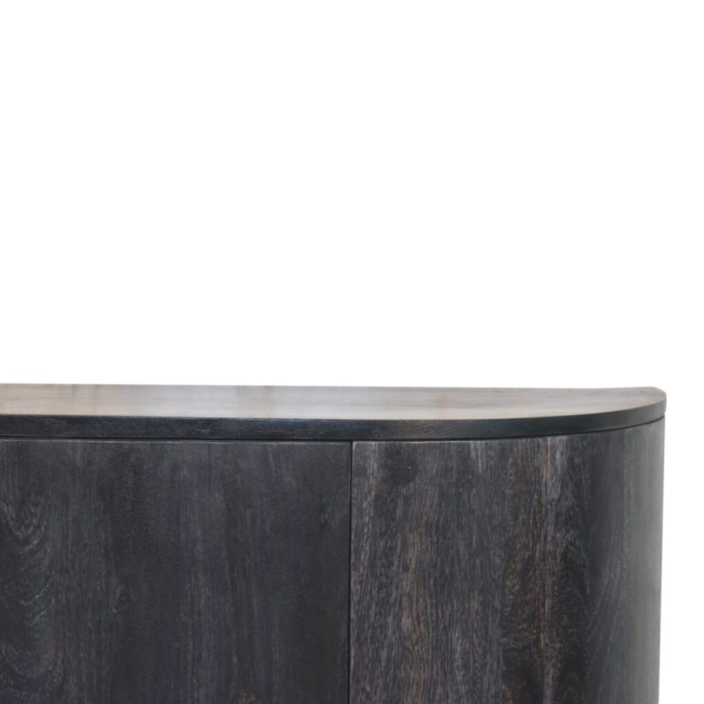 Ash Black T-Bar Quad Cabinet - Image 5