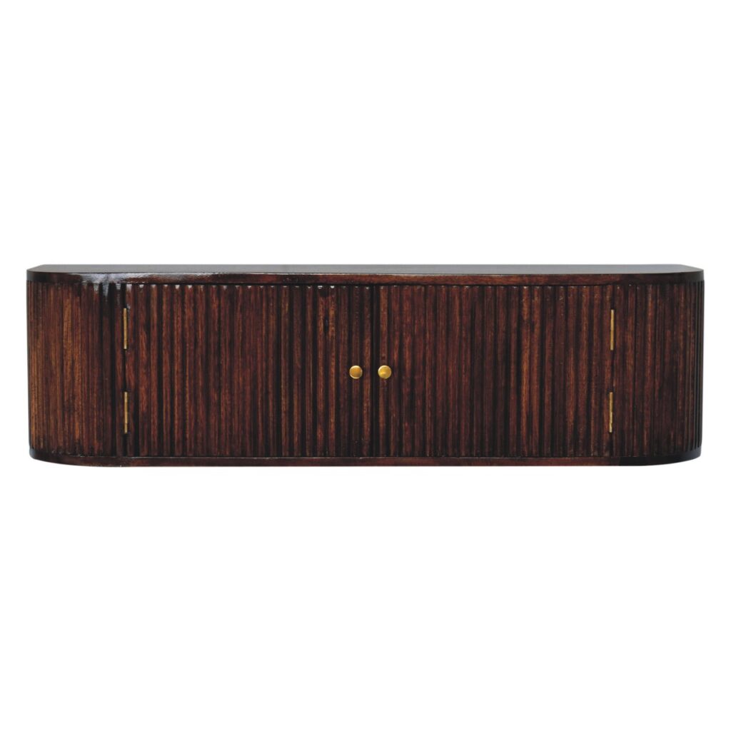 Chunky Chestnut Wall Mounted Console - Image 2