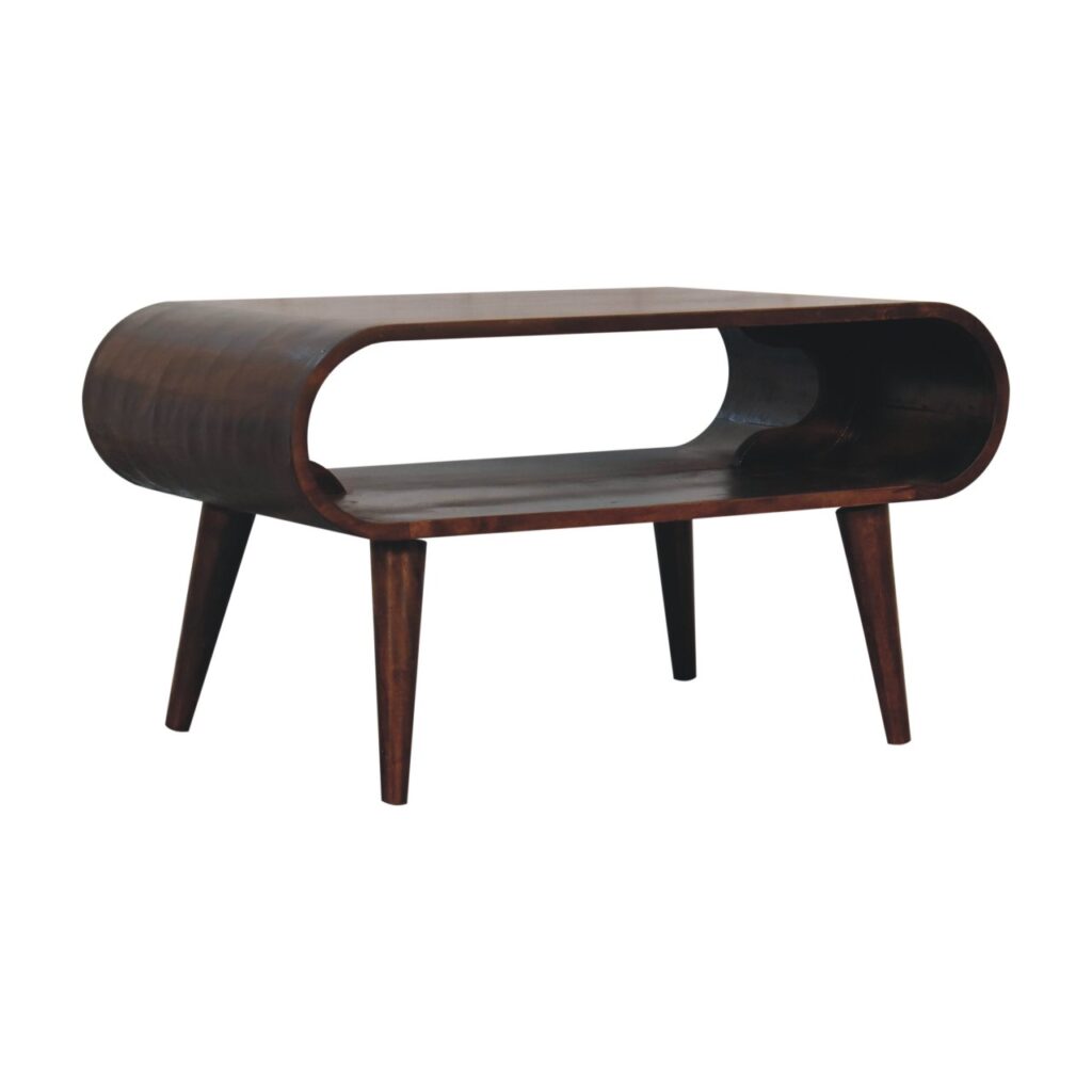 Open California Walnut Coffee Table - Image 4