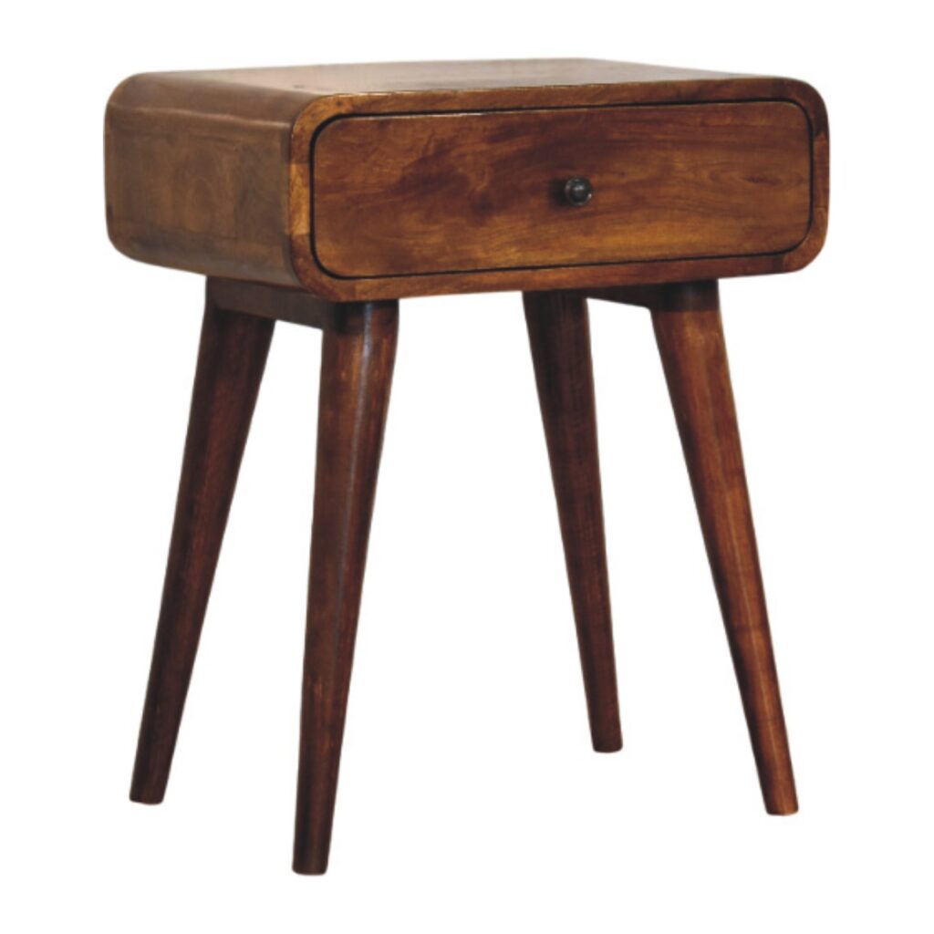 Avora Chestnut Nightstand with 1 drawer - Image 3