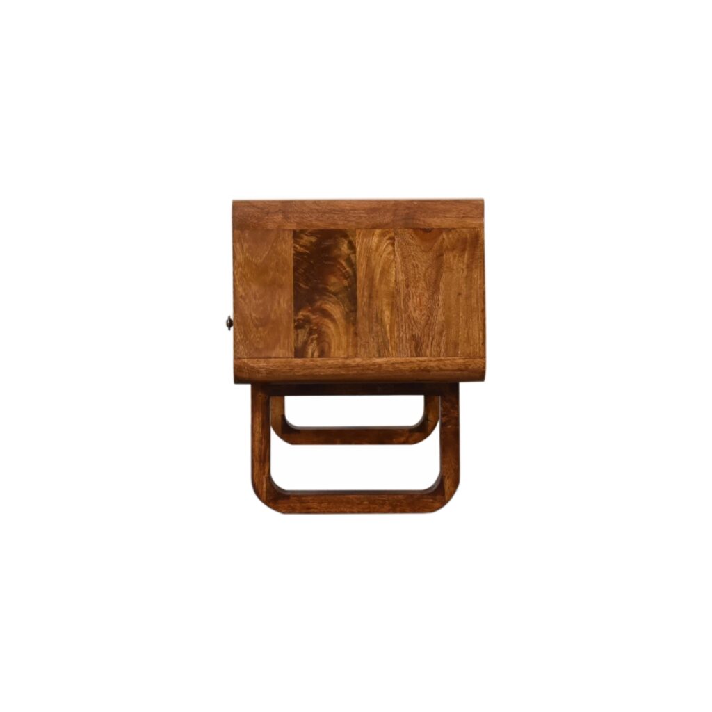 U-Shape Curve Chestnut Media Unit - Image 9