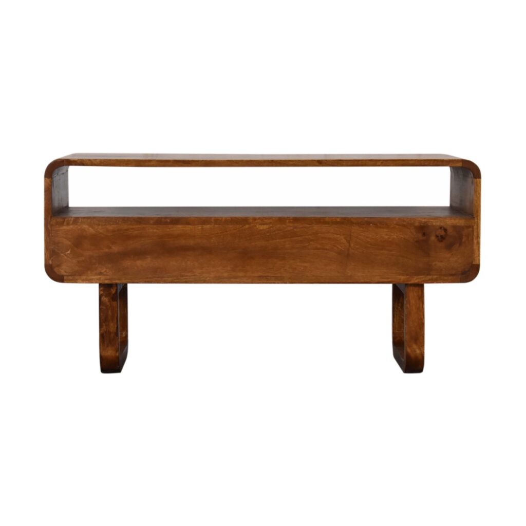 U-Shape Curve Chestnut Media Unit - Image 10