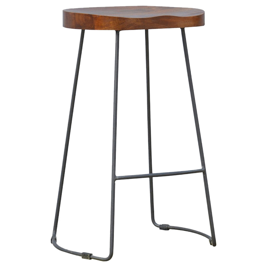 Industrial Chunky Bar Stool - Image 2